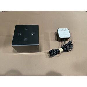 Amazon Fire TV Cube Model EX69VW Black with 15W Power Adapter GP92NB 1st Gen